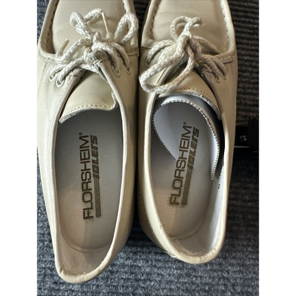 Florsheim Idlers Cream Soft Leather Loafer Casual Shoe Sz 10 M Style 76051 main image 3